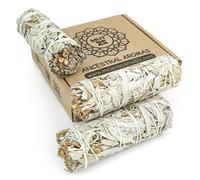 MUT22 3 Sacred White Sage for Burning, Purifying Herb and Harmony, 100% Natural Appian Sage, Ideal for Spiritual Cleansing and Energy Rituals
