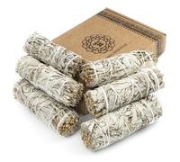 MUT22 6 Sacred White Sage for Burning, Purifying Herb and Harmony, 100% Natural Appian Sage, Ideal for Spiritual Cleansing and Energy Rituals