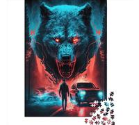Mutant Bear Puzzle Jigsaws 1000 Pieces for Adults Paper Puzzle for Adults And Teenager Jigsaw Puzzles for Adult 1000pcs (38x26cm)
