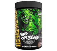 Mutant Big Greens | Green Supplement | Over 40 superfoods Land & Sea Greens - Reds, Antioxidants, phytonutrients, 1000mg spirulina - Pre & Probiotic Blend | 30 Serving - Just Chocolate