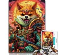 Mutant Corgi Adult Puzzles 1000 Pieces,Help The Brain Exercise Addictive Toys to Cultivate Patience Parent-child Interaction (38x26cm)