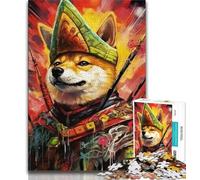 Mutant Corgi Puzzles 1000 Pieces for Teenagers,Challenging Game And Family Play with Fully Interlocking Randomly Shaped Pieces (38x26cm)