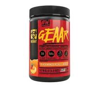 MUTANT GEAAR | 9.4g of EAA Powder + Arginine, 7g BCAAs, 4g Leucine, Electrolytes, Coconut Water, No Artificial Colours or Flavours | 30 Servings | Peach Mango | 378g