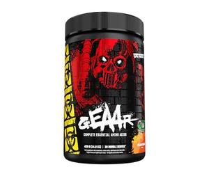 MUTANT GEAAR | 9.4g of EAA Powder + Arginine, 7g BCAAs, 4g Leucine, Electrolytes, Coconut Water, No Artificial Colours or Flavours | 30 Servings | Peach Mango