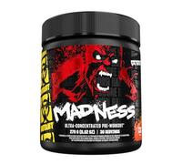Mutant Madness | Pre Workout Powder Supplement Performance and Pump Blend Includes L-Citrulline, Beta-Alanine, Taurine, L-Tyrosine | 30 Serving | Peach Mango