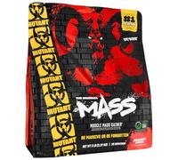 MUTANT Mass | Muscle Mass Gainer | 1100 Calories, 56g Protein, Whole Food Carbs, BCAAs, and Glutamine | Ultimate Hardcore Weight Gainer Shake | (2270g) | (Strawberry Banana)