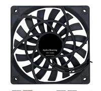 Mute 120mm 12cm PWM Cooling Fan Slim 12mm,New 120X120X12mm DC 12V 0.20A 1400RPM Computer PC Case Chassis Quiet