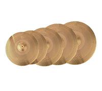 Mute Cymbal Set Gold Color Big Complete For Drummer Practice Drum Set Cymbals