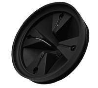 Mute Garbage Disposal Splash Guards 3 1/8" Sink Baffle QCB-AM Splash Guard for Insinkerator, Garbage Disposal Quiet Collar Drain Plugs Cover Splash Guard for InSinkErator Evolution Series(Black)