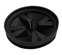 Mute Garbage Disposal Splash Guards 3 3/8" Sink Baffle QCB-AM Splash Guard for Insinkerator, Garbage Disposal Quiet Collar Drain Plugs Cover Splash Guard for InSinkErator Evolution Series(Black)