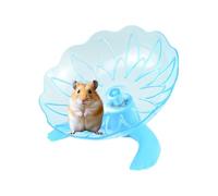 Mute Hamster Wheel, Mouse Wheel, Hamster Flying Saucer, Mice Cage Accessories, Sturdy Transparent Jogging Spinner, Pet Enrichment for Playing Ferret Chinchilla