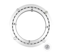 Mute Large Heavy Duty Lazy Susan Rotating Turntable Bearing Aluminium Alloy,Smooth Swivel Plate Hardware Mechanism Base Stand for Kaleidoscopes Tabletop Serving Trade Show Displays (12in(30cm))