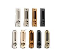 Mute Mortice Sliding Door Lock Hidde Handle Interior Door Pull Lock Modern Room Wood Door Lock Furniture Hardware 1Pcs(I)
