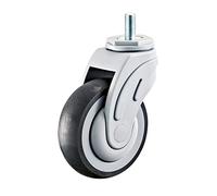 Mute Universal Caster WheelMute Wear- 1Pcs Casters(Screw- No Brake,5 inch)