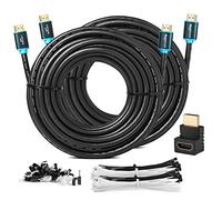 MutecPower 2 PACK High Speed 10 Meter HDMI 2.0 Cable with Ethernet 26 AWG Supports 3D 4Kx2K/60HZ & Audio Return Channel - Ultra HD 10M Male to Male cable