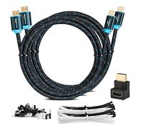 MutecPower 2 PACK High Speed 3 Meter HDMI 2.0 Cable with Ethernet 30 AWG Supports 3D 4Kx2K/60HZ & Audio Return Channel - Ultra HD 3M Male to Male cable