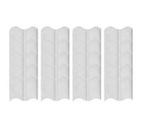 Muteitt 20 Pcs Garden Edging Border, No Dig Landscape Borders, Interlock Gardens Fences Edging, Flexible Lawn Flower Bed Border for Diy Patio Walkway Yard