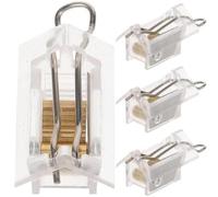 Muteitt 4pcs Venetian Blind Cord Locks Professional Window Blinds Components Install Parts Curtain Rod Curtain Accessories