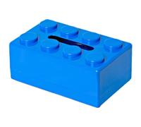 Muteitt Building Blocks Tissue Box Cover with Spring Tissue Box Holder Wall-mounted Tissue Box Organizer for Bathroom Car Bedroom Office