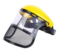 Muteitt Chainsaw Helmet with Face Shield, Forestry Helmet with Full Face Mask, Safety Helmet Chainsaw Helmet Hat for Mowing Gardening Weed Wacker Protection
