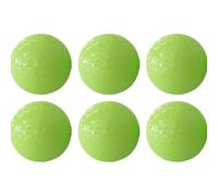 Muteitt Glow in The Dark Golf Balls for Night Sports, 6 Pcs Fluorescent Glowing in The Dark Golf Ball, Long Lasting Bright Luminous Balls for Golf Sports Games