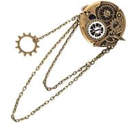 Muteitt Vintage Steampunk Brooch Pin for Women Men Punk Style Gears Brooch Lapel Pin Dress Shirt Corsage Pin Decorations