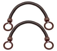 Muteitt Wooden Beaded Bag Handles Nylon Straps Replacement Handles U-shape Purse Handles Handbag Diy Accessories