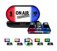 MuteKit - Mute Button, Busy Light for Cam, Mic & in-Meeting Status. Requires Free Software Download. Customize Colors. All-Mute Button, Secure Mute, Works with Zoom, Teams Meet, Webex, etc., Mac & PC