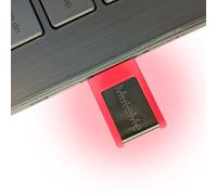 MuteMe Mini - USB A - Illuminated Physical Mute Button for Zoom, Teams, WebEx & More (As Seen on Shark Tank)! Mac/PC Compatible. USB Cord & Adapter Included. Free Software Download Required.