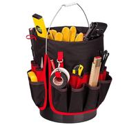 M'uti-Pocket Bucket Tool Organizer - Cleaning Bucket Tool Organiser Cushioned Bag, 5 Gallon Bucket Tool Storage Basket for Easy Tool Access, Tool Bucket, Bucket Tool Bag, Bucket Organizer