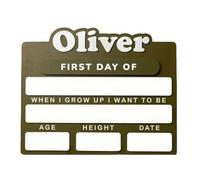 Muti Purpose School Year Start and End Wooden Decorative Signboard for Photo Classroom Decoration Plate