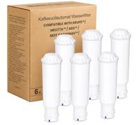 Mutital 6 Pack Replacement Water Filters for Krups Coffee Machines | Compatible with Melitta®, Nivona®, Krups® F088 / EA829S coffee machines. Replacement water filters.