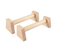 Mutiwill 2-Piece Calisthenics Wood Parallettes, Fitness Push-up Bars, Sturdy Gymnastics Mini Parallettes for Handstands