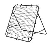 Mutiwill Football Rebounder Net - Practise Football Training Net Kickback Aid Target Goal, Soccer Training Equipment for Kids, Home Garden, Outdoor - Black