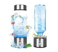 MUTOUHE Hydrogen Water Bottle, 4000PPB Hydrogen Water Bottle Generator, 450ML Portable Water Ionizer with SPE & PEM, Improve Water in 3 Minutes, Hydrogen Rich Water Cup for Travel Office
