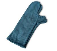 Mutt and Bailey Dog Drying Gloves - Microfibre Towel Mitts - Ideal for Fast Drying Your Pet and Removing Dirt and Mud from Legs and Paws - 1 Pair (Sandringham Blue)