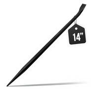 Mutt Tools 14 Inch Heavy Duty Alignment Pry Bar - Professional-Grade Sleever Bar - For Line-Up & Spud Work - Ideal for Ironworkers, Construction, & Industrial Use