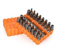 Mutt Tools 33pc Security Bit Set Torx Hex Spanner Tri Wing Tamperproof Bits | 33 Piece, Torx Hex Spanner, Tamperproof, Chrome Vanadium, Storage Case