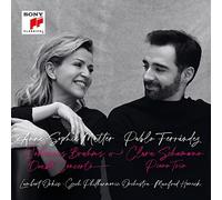 MUTTER - BRAHMS DOUBLE CONCERTO CLARA SCHUMANN PIANO TRIO - CD - J3z