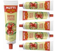Mutti Doppio Concentrato di Pomodoro tomato paste puree 130 Grams x 6 Tubes