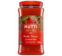 Mutti Pasta Sauce Cherry Tomato with Leccino Olives – 400g (Pack of 6)