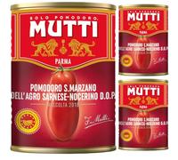 Mutti Peeled Tomatoes San Marzano 400 Gram x 3 Pieces