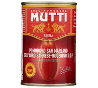 Mutti Peeled Whole Tomatoes, 100% Italian, No Additives or Preservatives, Vegan, Gluten Free and GMO Free, 400ml (Pack of 6)