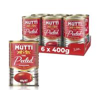 Mutti - Pelati Peeled Tomatoes, 400g, (Pack of 6)