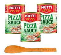 Mutti Pizza Sauce Aromatica 400g x3, Wooden Spreader