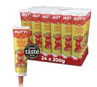 Mutti - Triple Concentrate Tomato Puree, Tomato Concentrate, 200g, (Pack of 24)