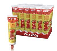 Mutti - Triple Concentrate Tomato Puree, Tomato Concentrate, 200g, (Pack of 24)