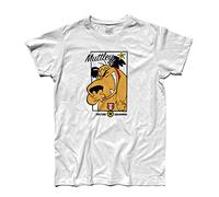 Muttley 2 And Dick Dastardly Men's T-Shirt - Vulture Squadron - Classic Line - 100% Cotton 185gsm, White, XL
