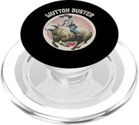 Mutton Buster Mutton Busting Sheep Riding Texas Rodeo Kids PopSockets PopGrip for MagSafe