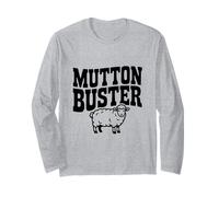 Mutton Buster Sheep Lover Long Sleeve T-Shirt